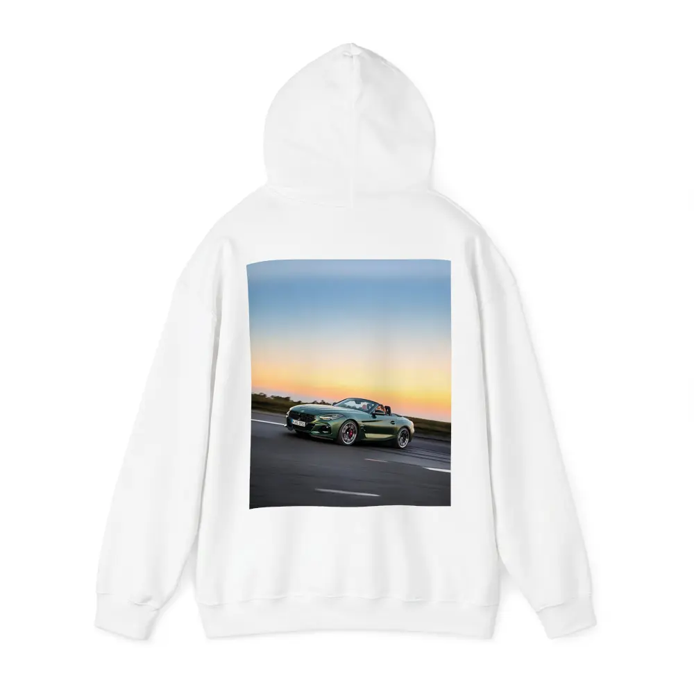 BMW Z4 Green Roadster Sunset Highway Drive – Hoodies