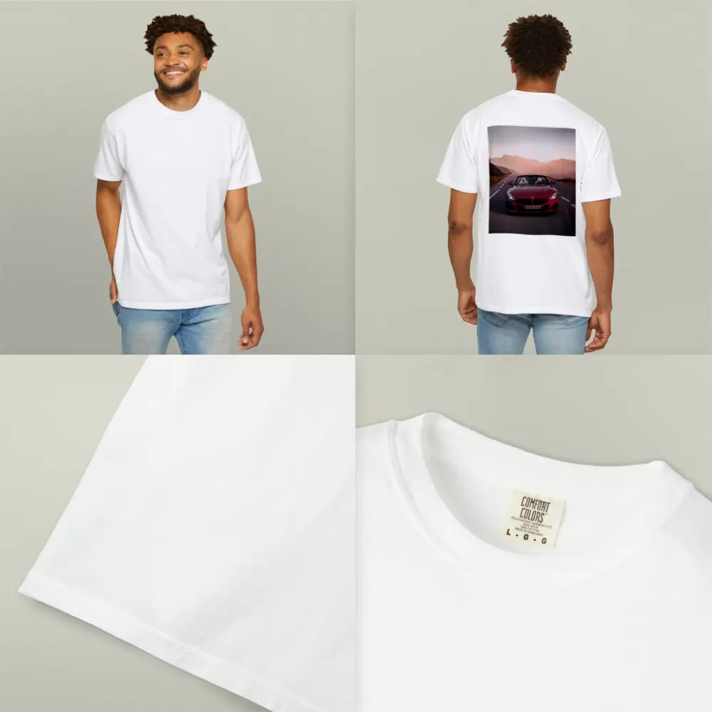 BMW Z4 Red Roadster Mountain Sunset Road – T-Shirts