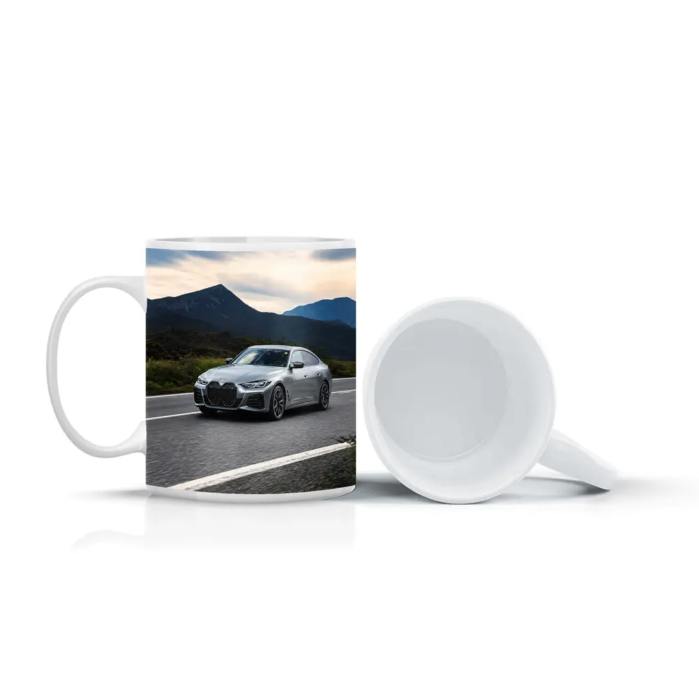 BMW 4 Series Gray Coupe Mountain Road – Mugs