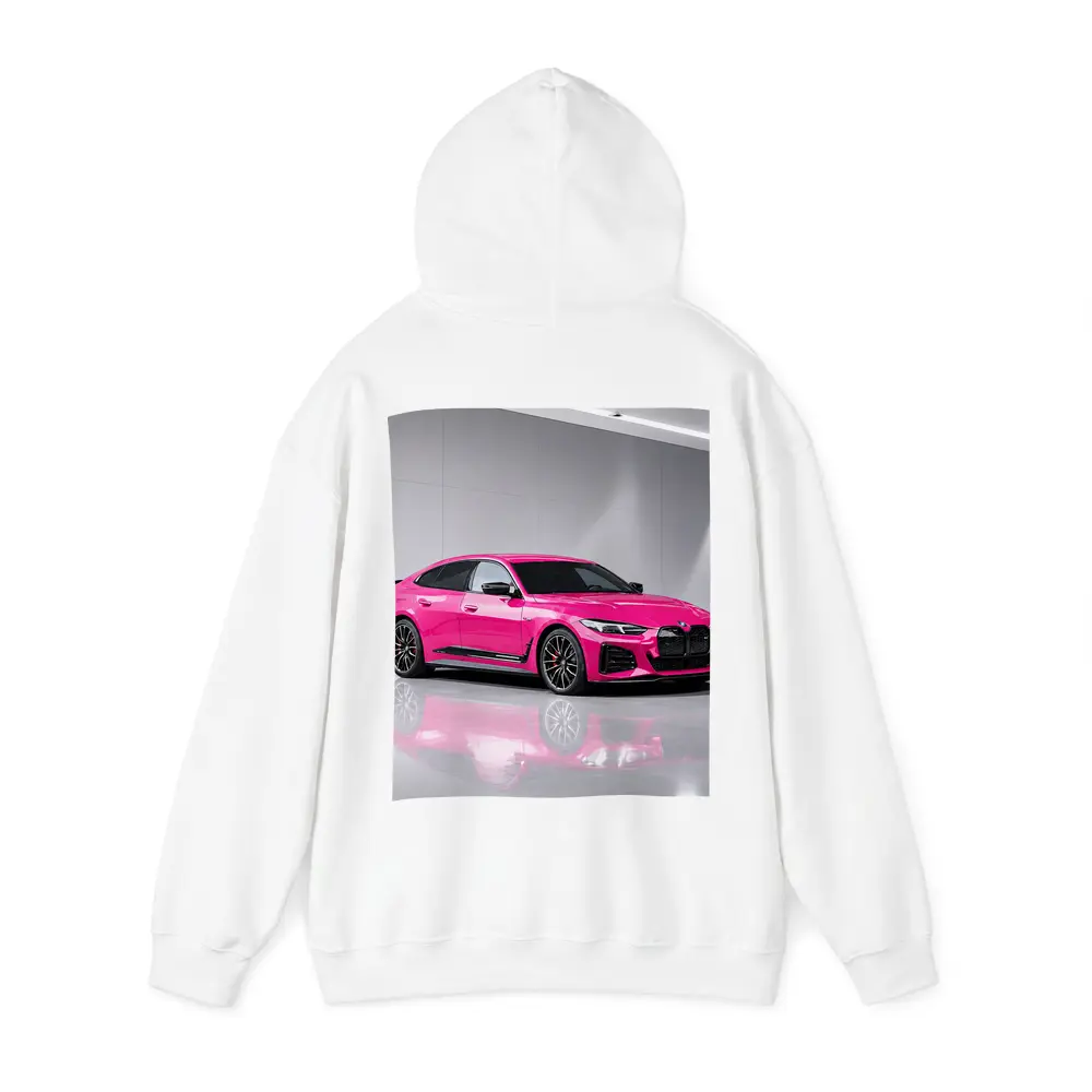 BMW i4 M50 Pink Studio Shot – Hoodies