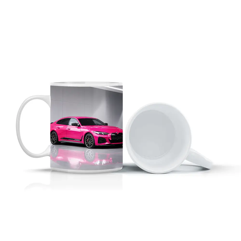 BMW i4 M50 Pink Studio Shot – Mugs
