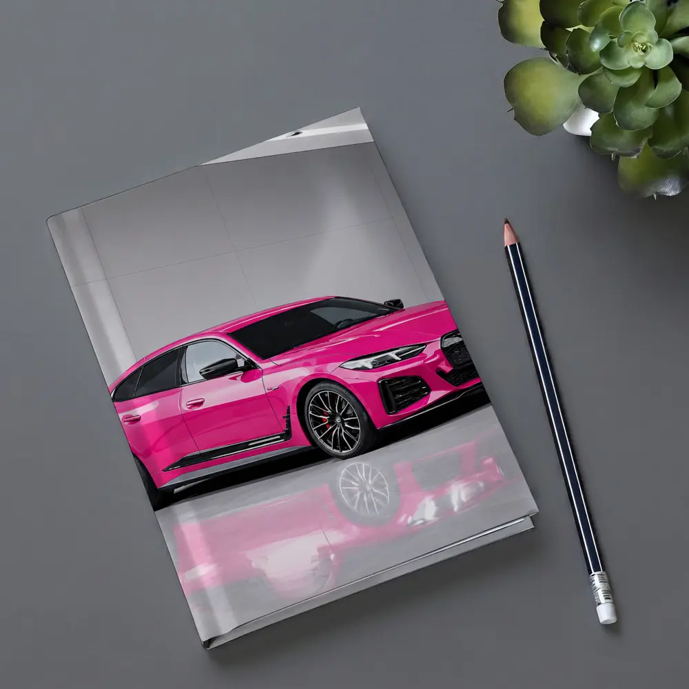 BMW i4 M50 Pink Studio Shot – Notebooks