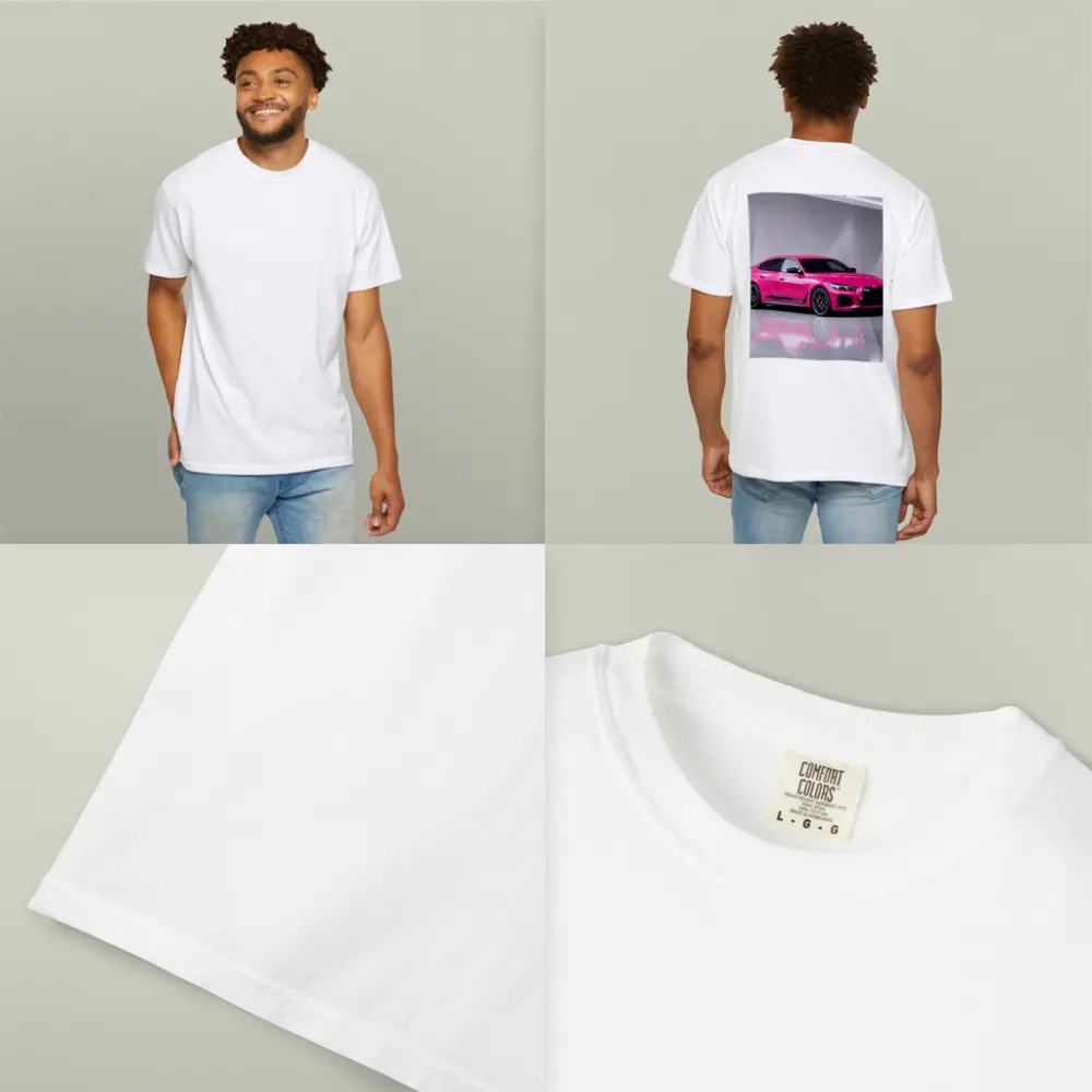 BMW i4 M50 Pink Studio Shot – T-Shirts
