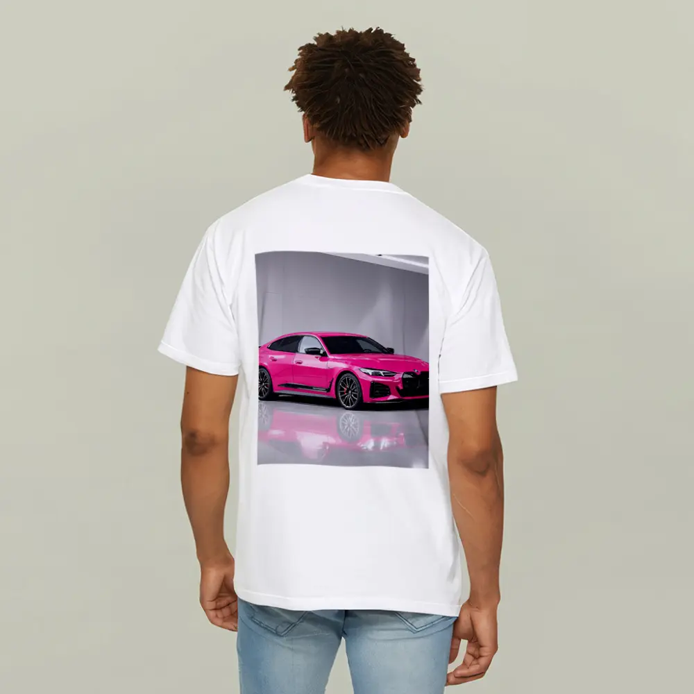 BMW i4 M50 Pink Studio Shot – T-Shirts