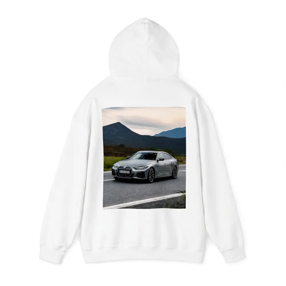 BMW i4 Gran Coupe Gray Mountain Road Drive – Hoodies