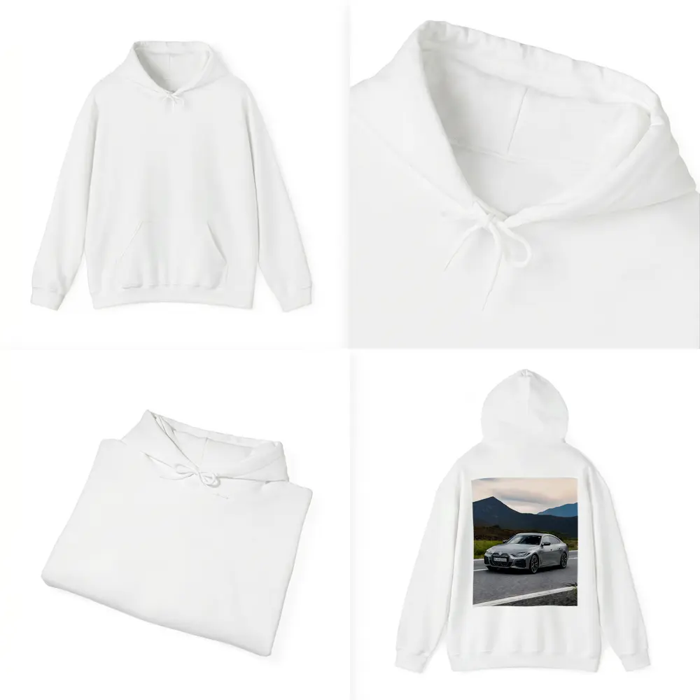 BMW i4 Gran Coupe Gray Mountain Road Drive – Hoodies
