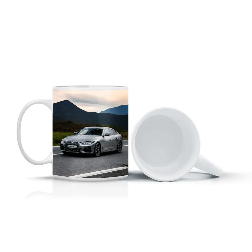 BMW i4 Gran Coupe Gray Mountain Road Drive – Mugs