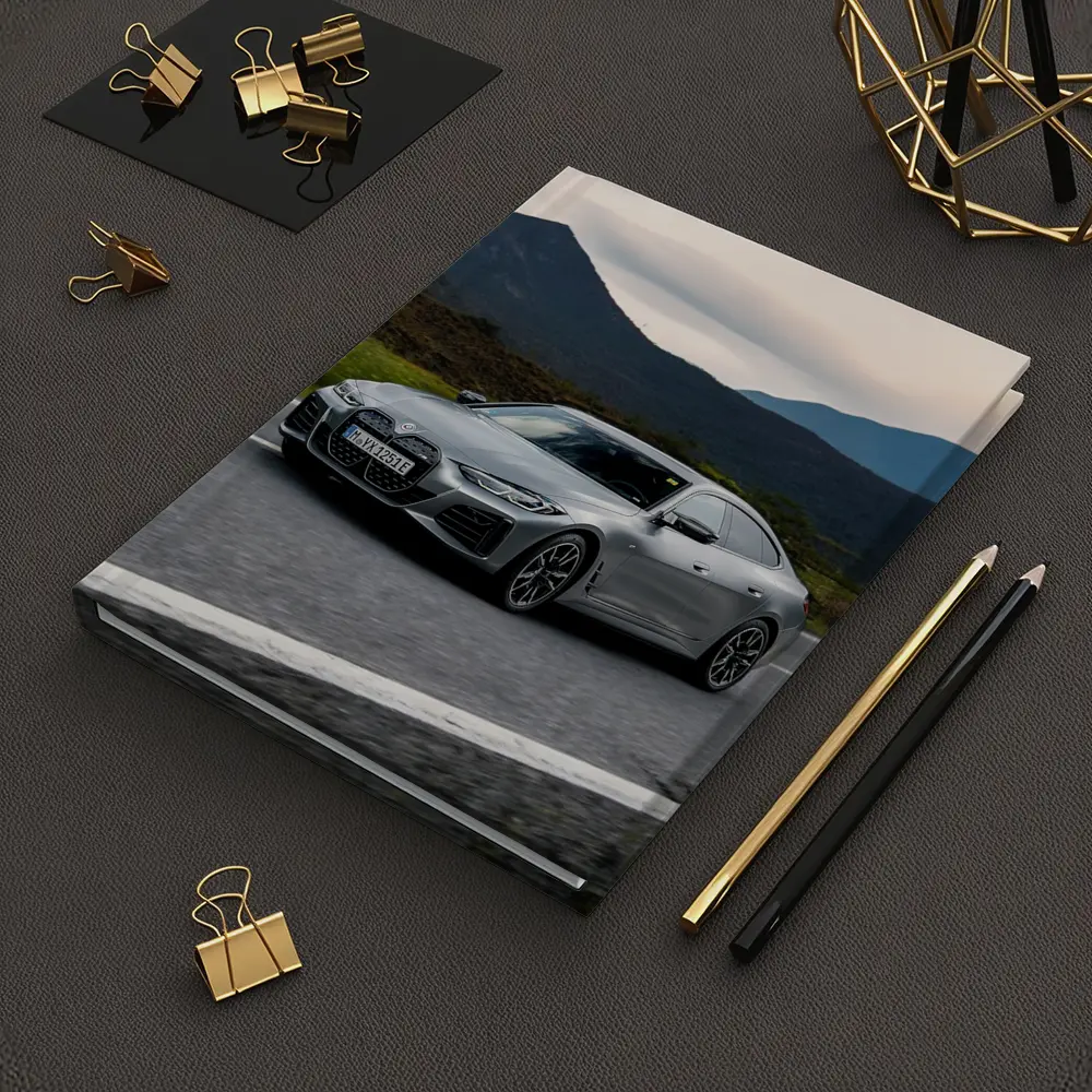 BMW i4 Gran Coupe Gray Mountain Road Drive – Notebooks