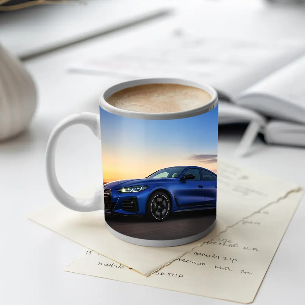 BMW i4 Gran Coupe Blue Sunset Drive – Mugs