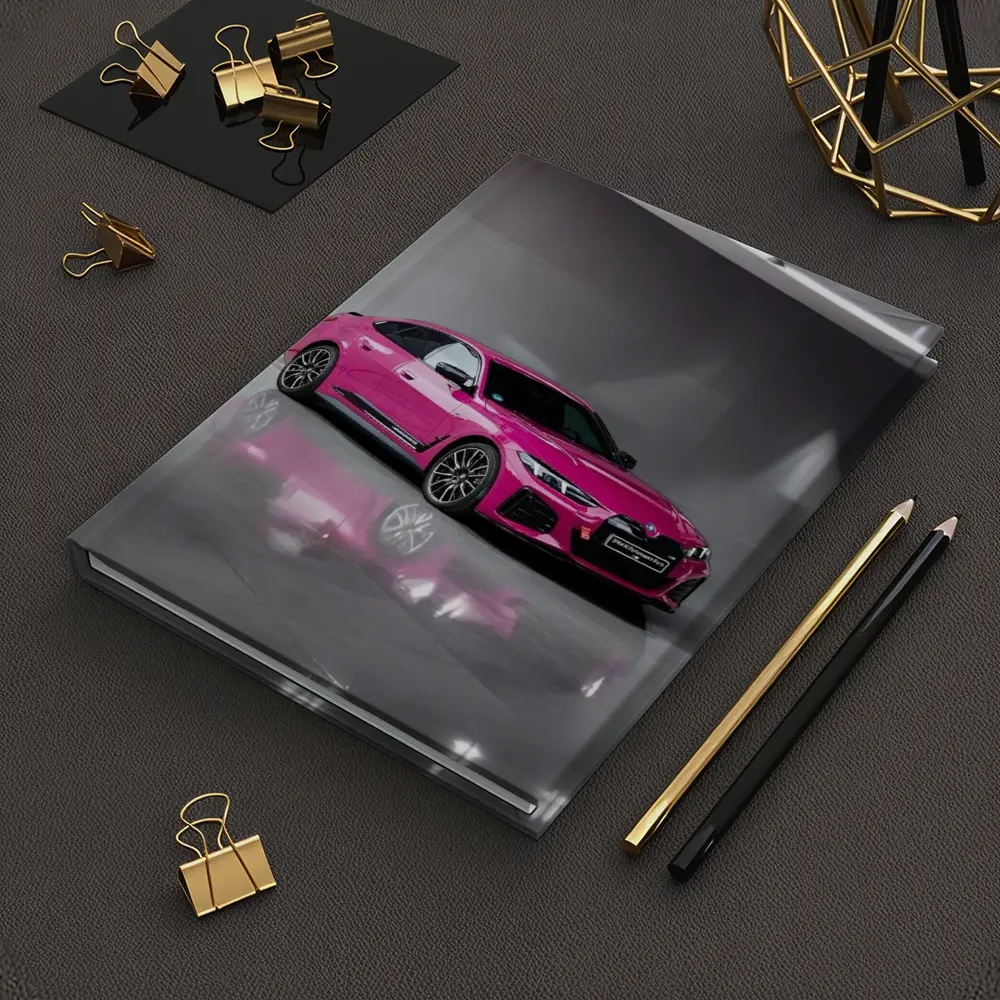 Pink BMW i4 M50 Studio Showroom – Notebooks