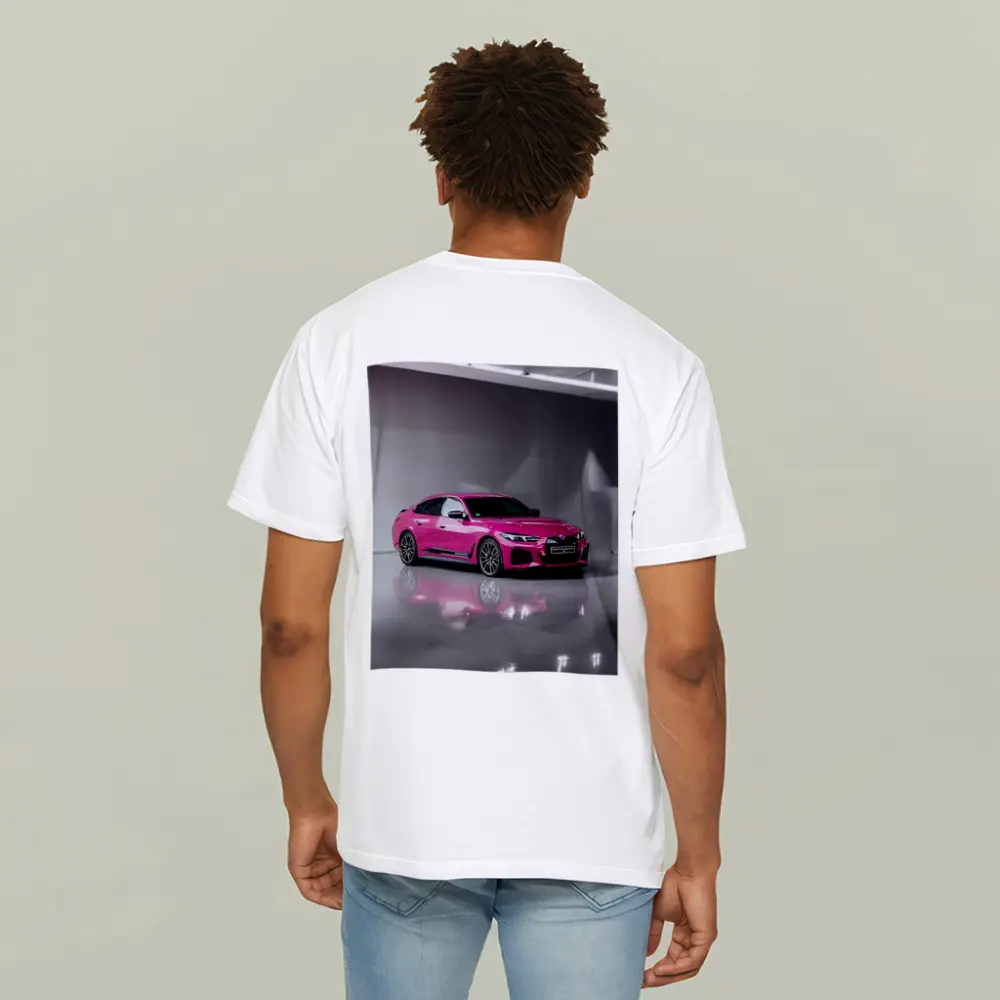Pink BMW i4 M50 Studio Showroom – T-Shirts