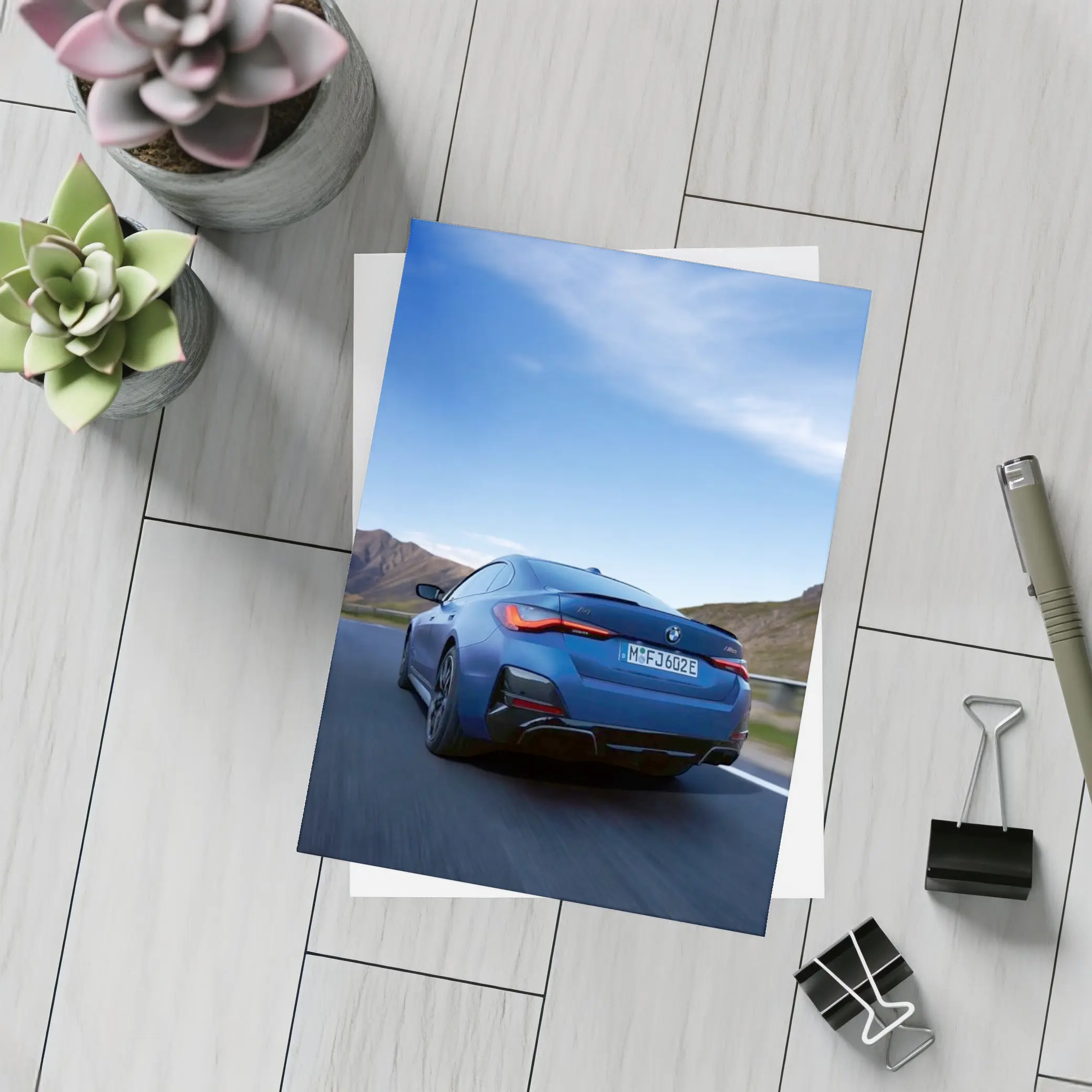 BMW i4 M50 Blue Mountain Road Drive – Postcards
