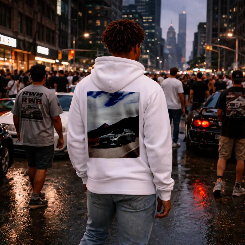 BMW i5 Touring Gray Mountain Road Drive – Hoodies