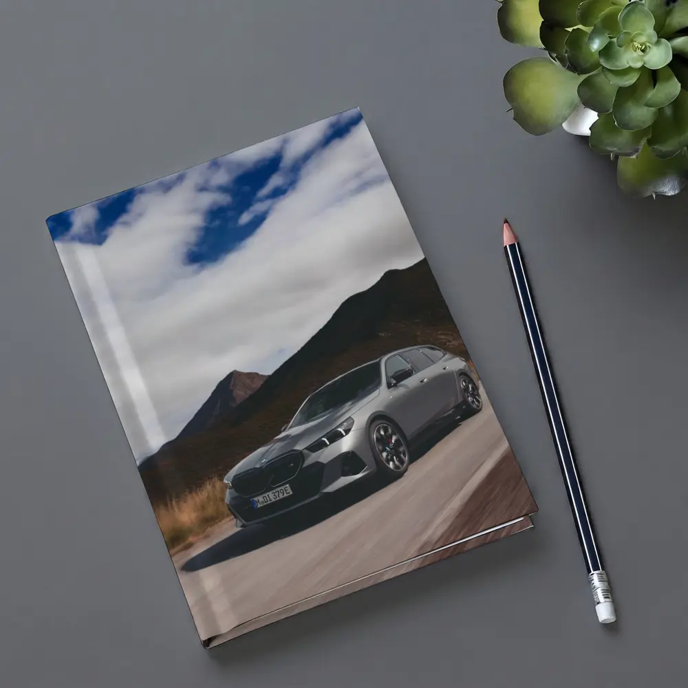 BMW i5 Touring Gray Mountain Road Drive – Notebooks