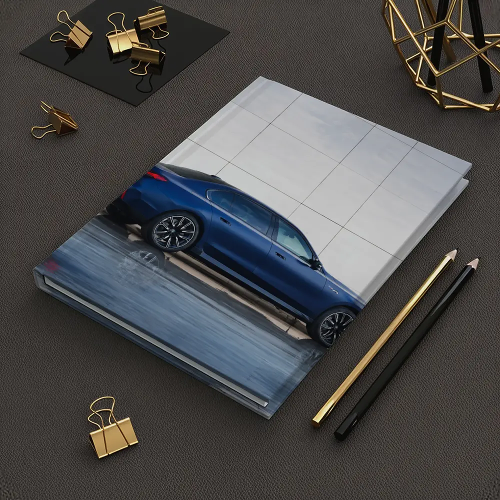 BMW i7 Blue Luxury Sedan Modern Wall – Notebooks