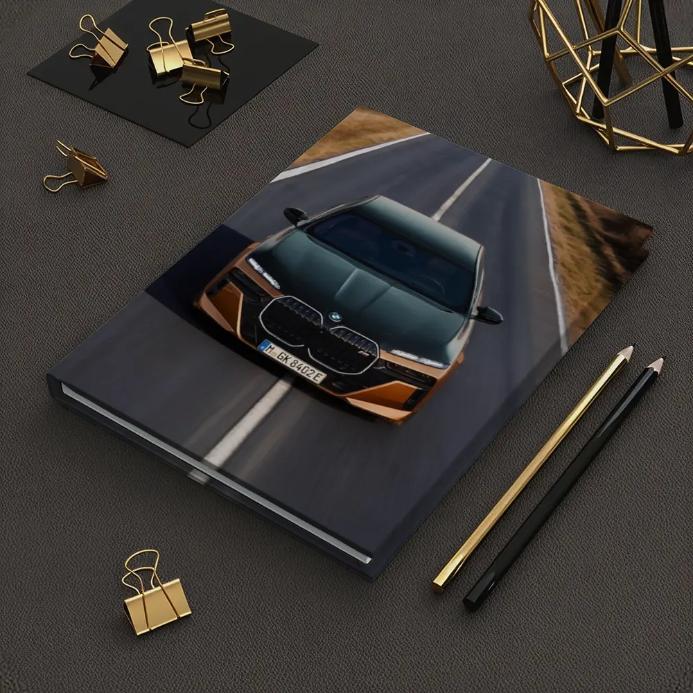 BMW i7 M70 Speeding Down Open Road – Notebooks