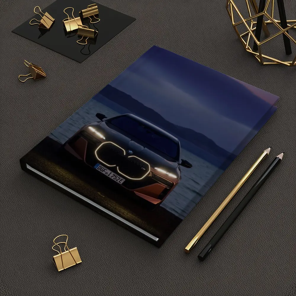 BMW i7 M70 Front View Dusk Lakeside – Notebooks