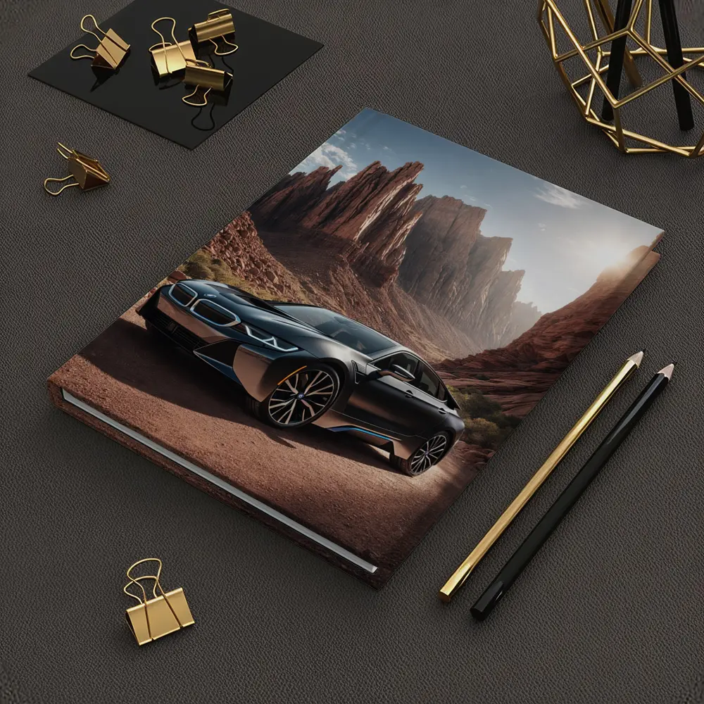 BMW i8 Parked in Red Rock Canyon – Notebooks