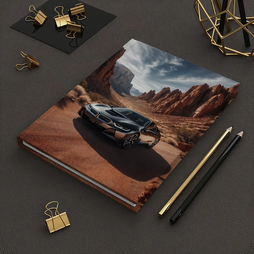 BMW i8 Parked in Red Rock Canyon – Notebooks