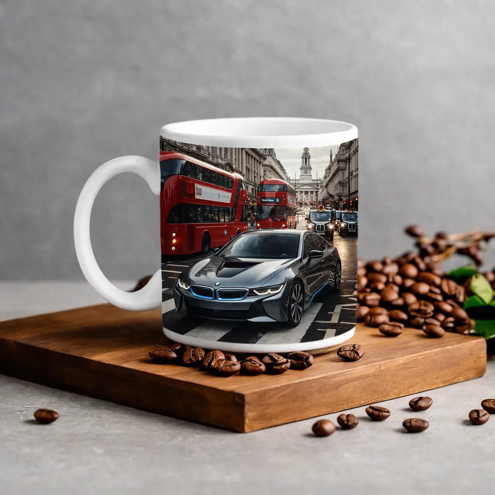 BMW i8 Driving Through London Streets – Mugs