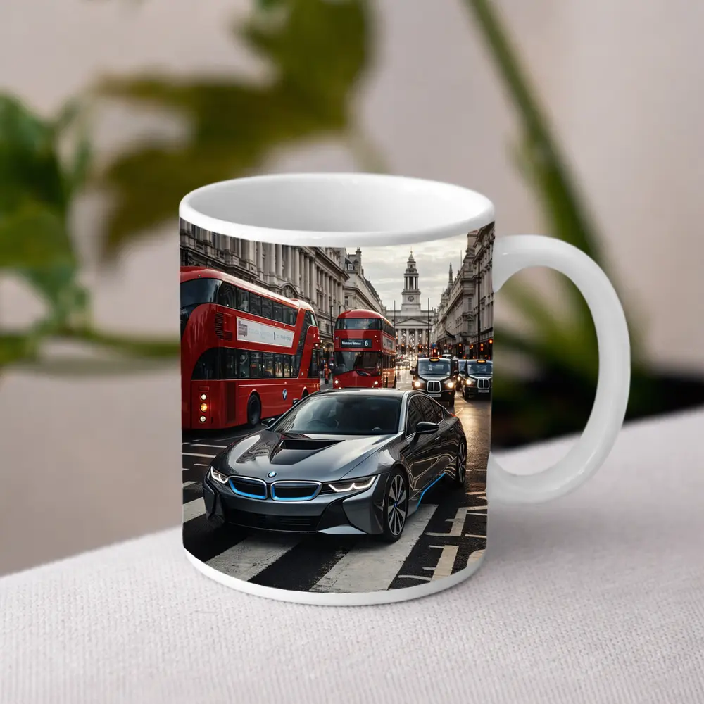BMW i8 Driving Through London Streets – Mugs