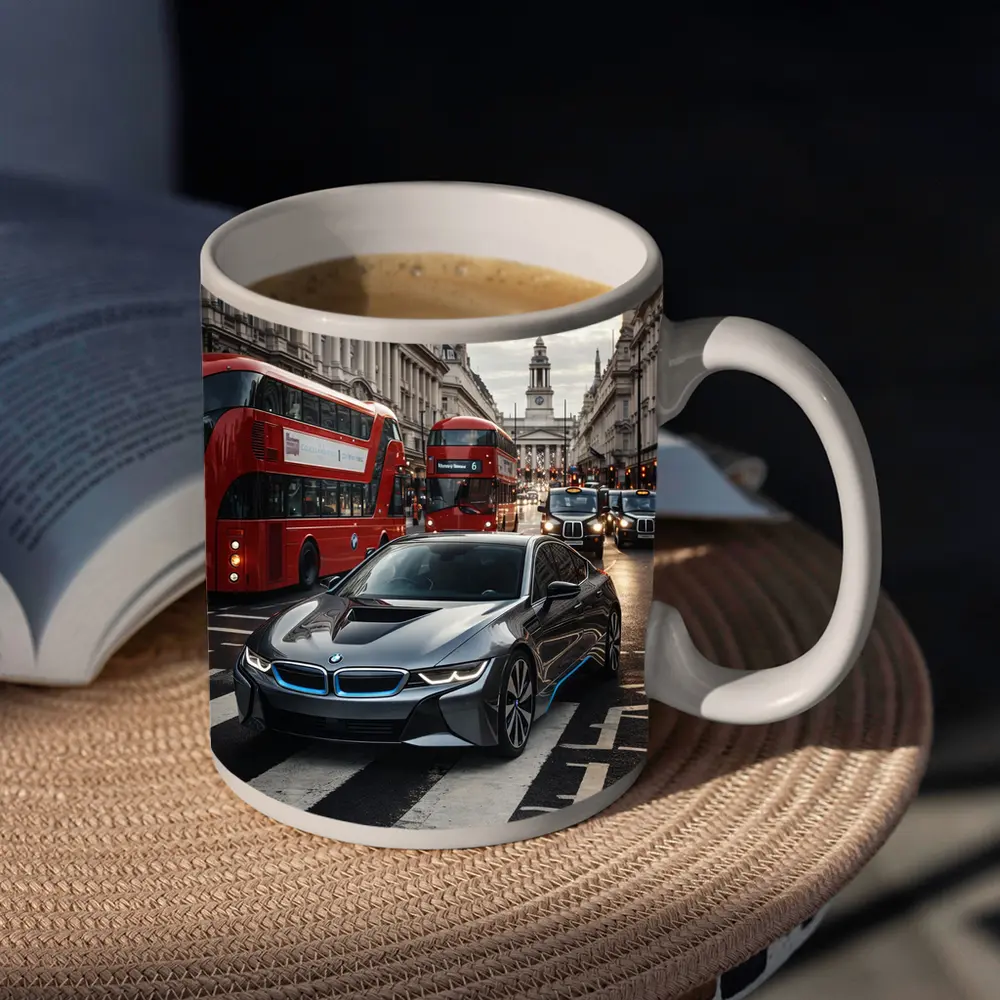 BMW i8 Driving Through London Streets – Mugs