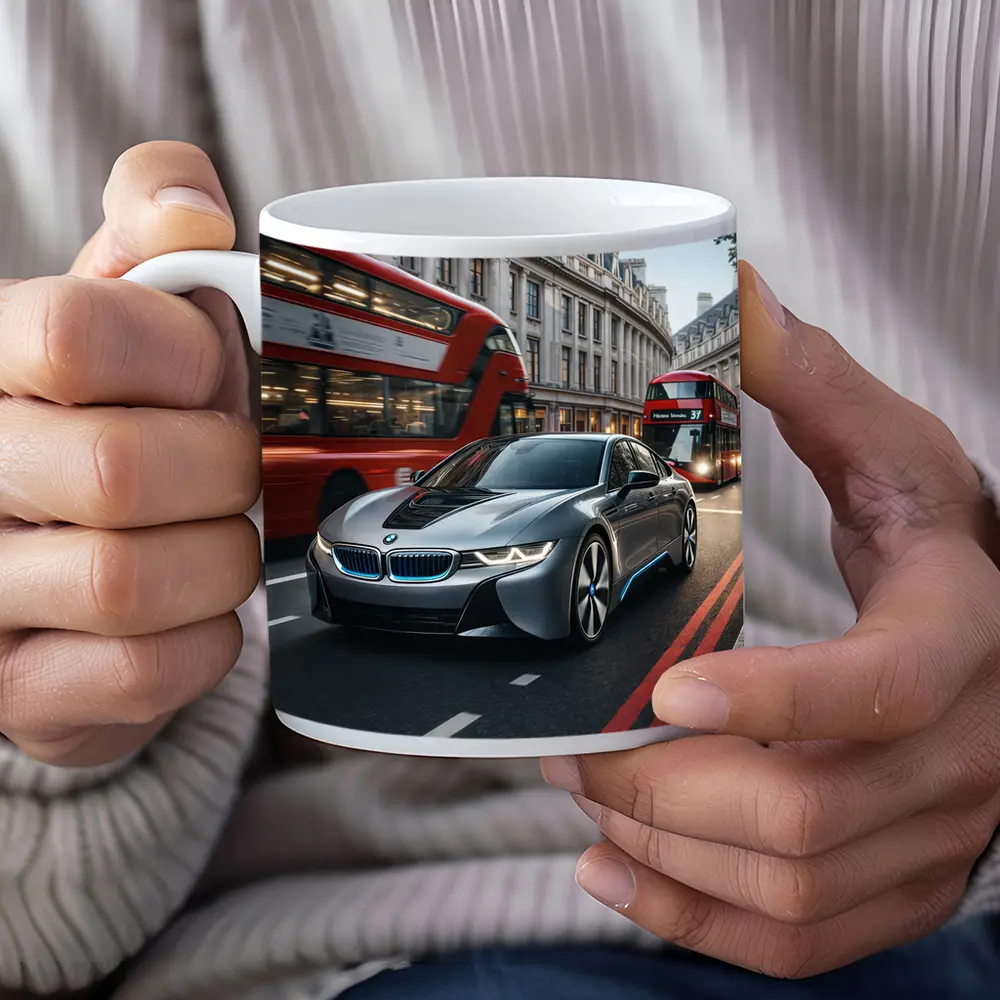 BMW i8 Driving London City Streets – Mugs