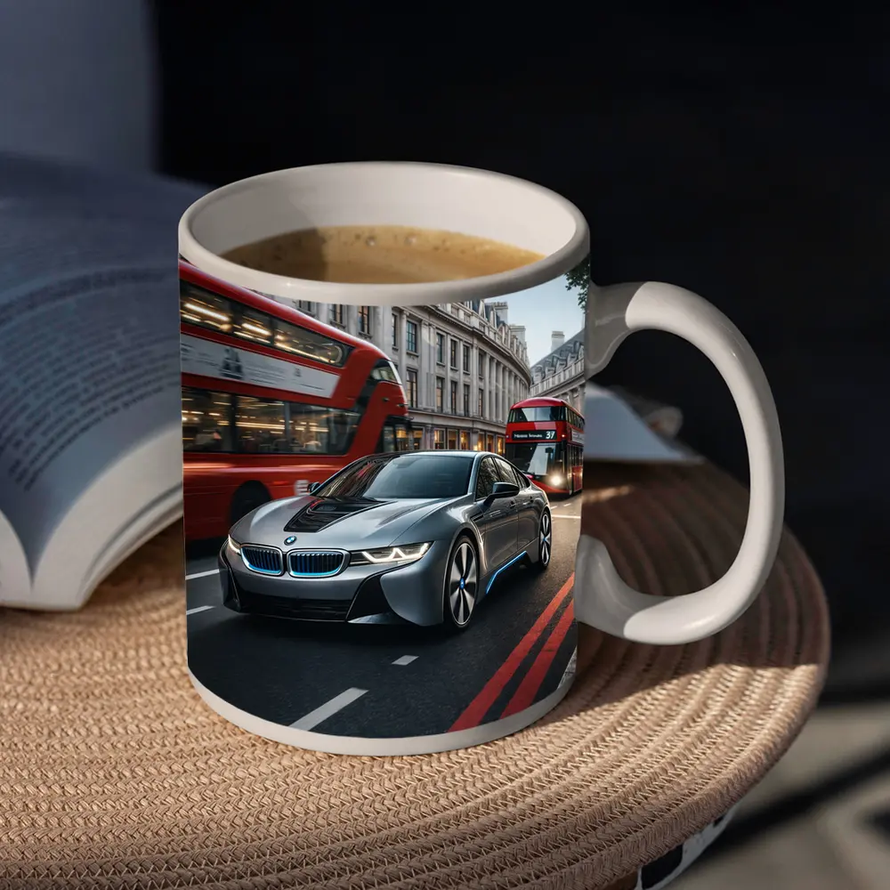 BMW i8 Driving London City Streets – Mugs