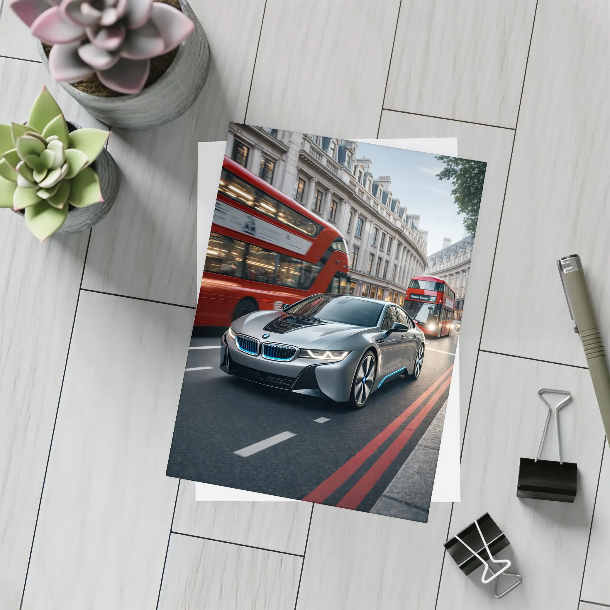 BMW i8 Driving London City Streets – Postcards