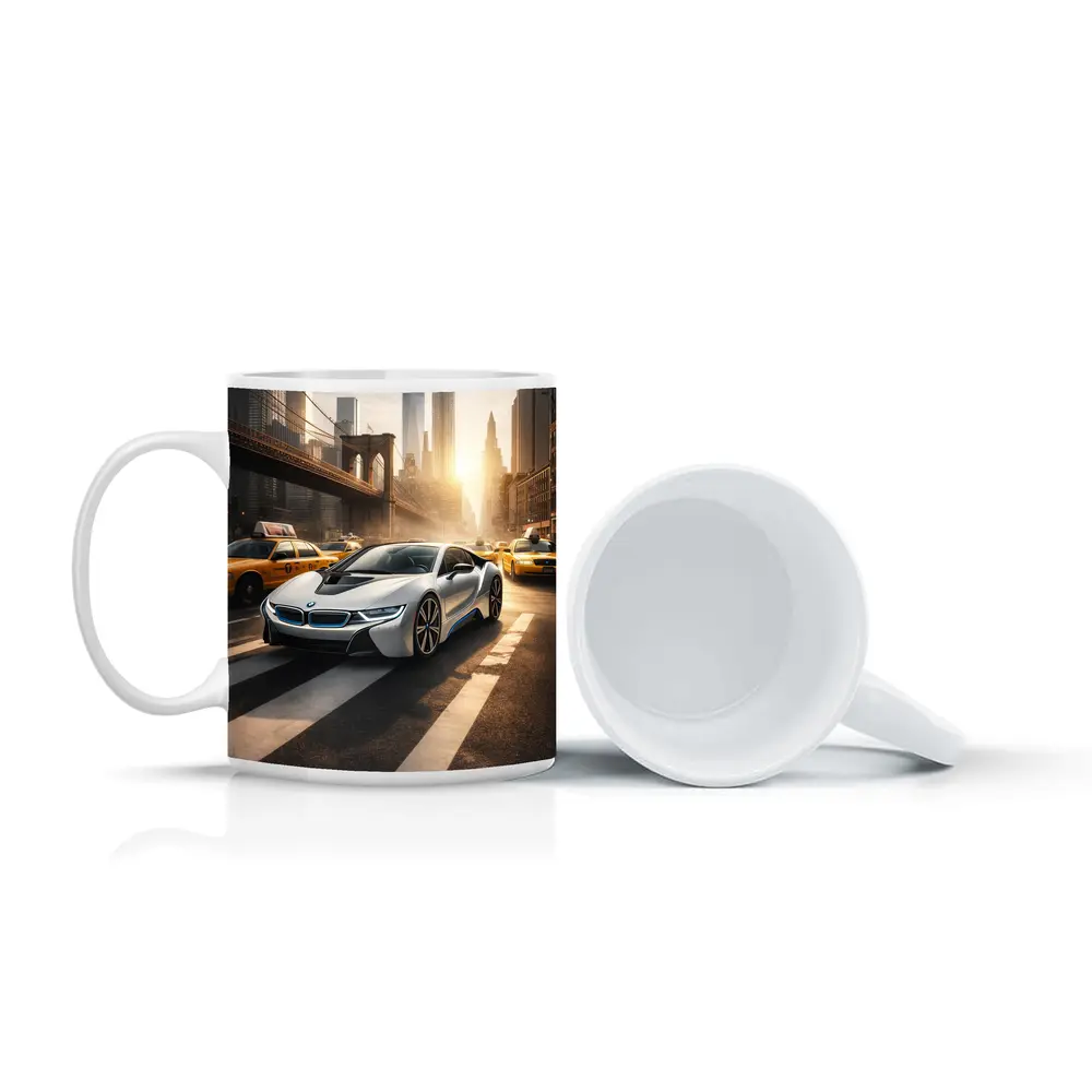 BMW i8 New York City Brooklyn Bridge – Mugs