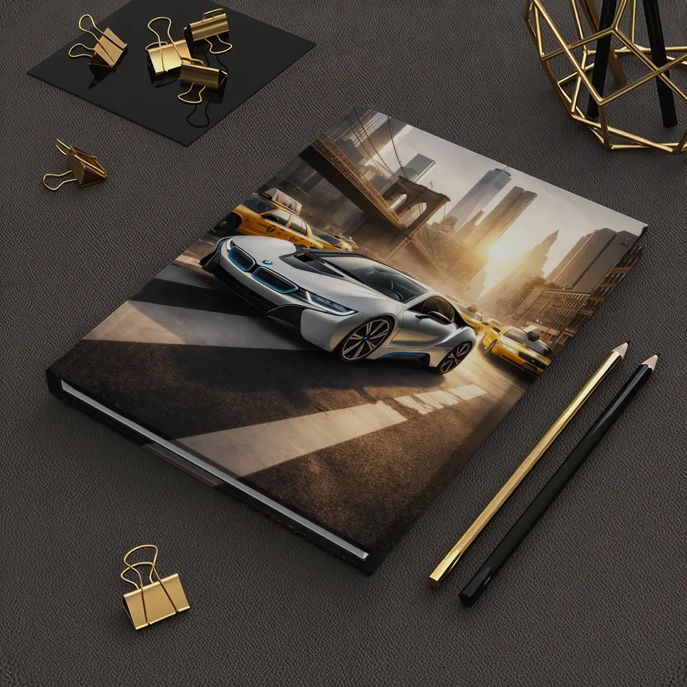 BMW i8 New York City Brooklyn Bridge – Notebooks