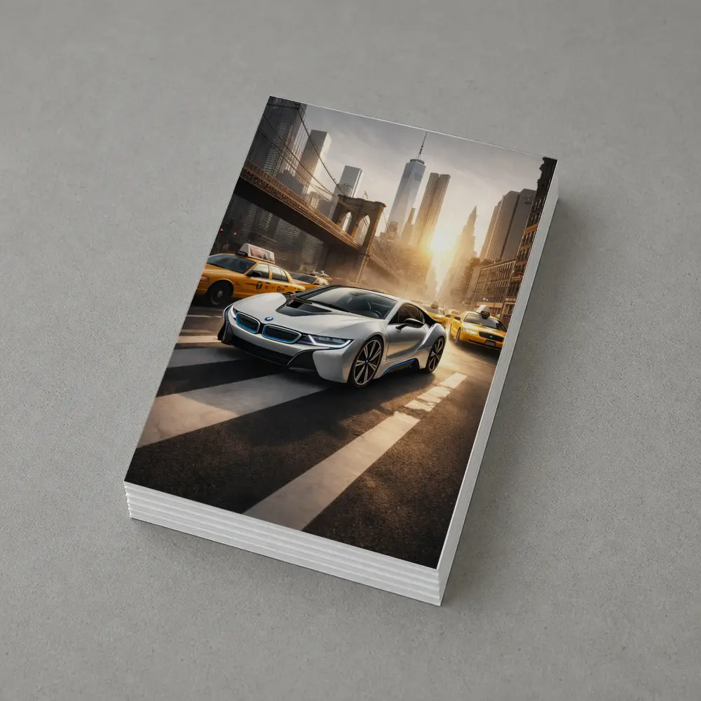 BMW i8 New York City Brooklyn Bridge – Postcards