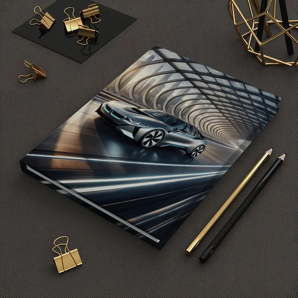 BMW i8 Driving Through Futuristic Glass Tunnel – Notebooks
