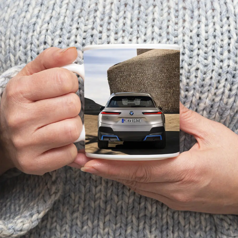 BMW iX Electric SUV Rear Stone Wall – Mugs