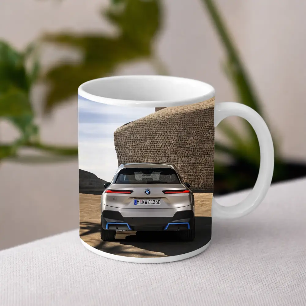 BMW iX Electric SUV Rear Stone Wall – Mugs