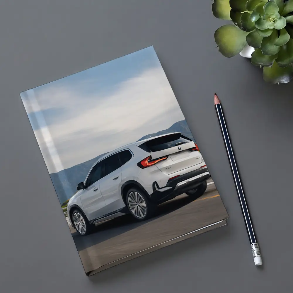 BMW X1 White SUV Mountain Highway Drive – Notebooks