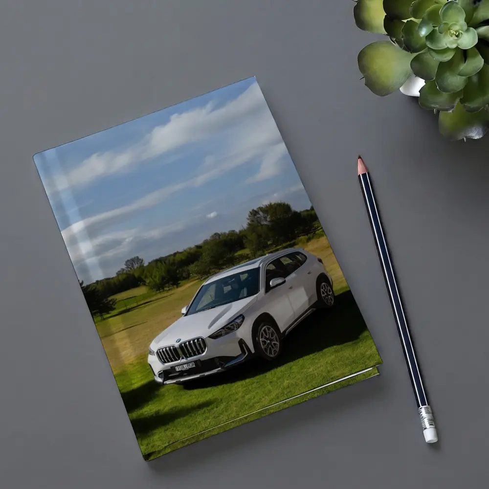 BMW X1 White SUV Green Countryside – Notebooks
