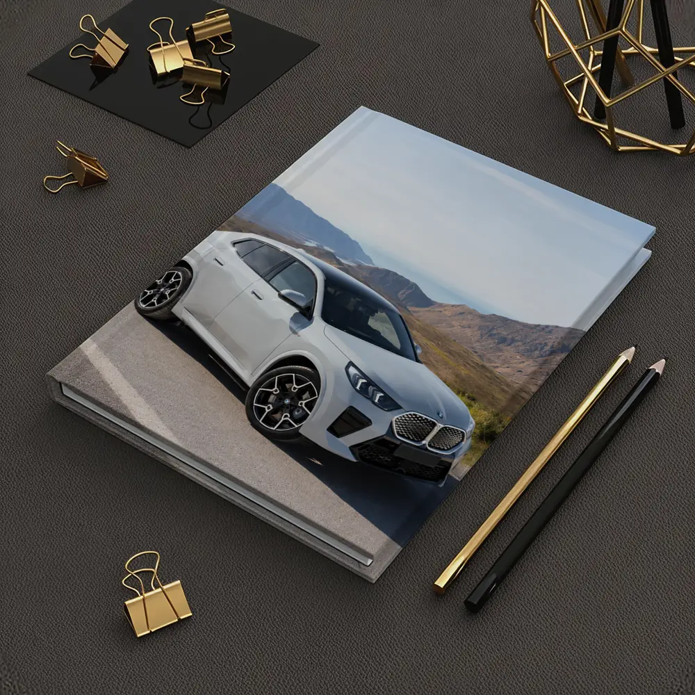 BMW iX2 White SUV Mountain Road – Notebooks