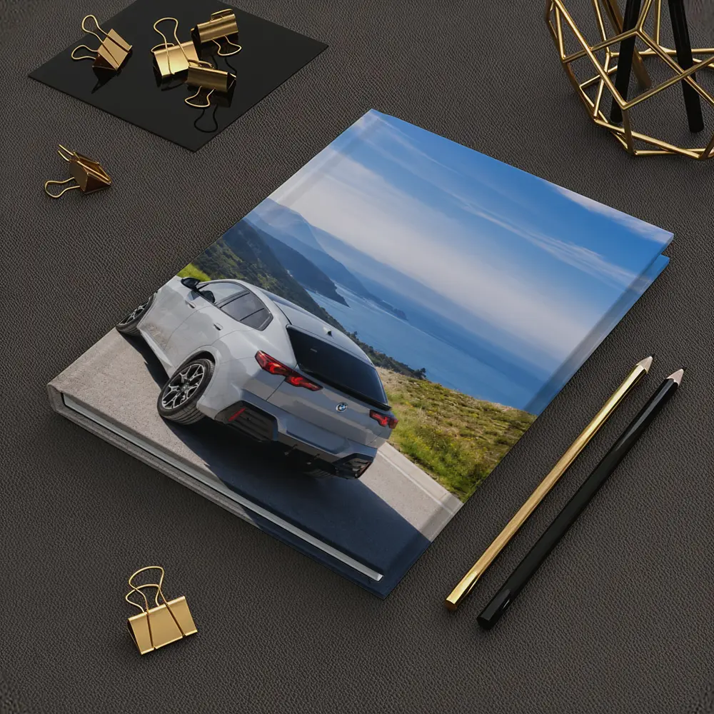 BMW iX2 Grey Rear Coastal Mountain Road – Notebooks