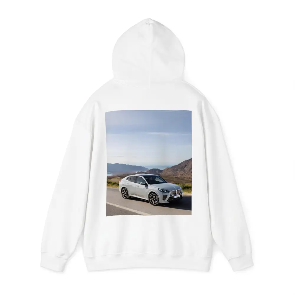 BMW iX2 Silver Coastal Mountain Road – Hoodies