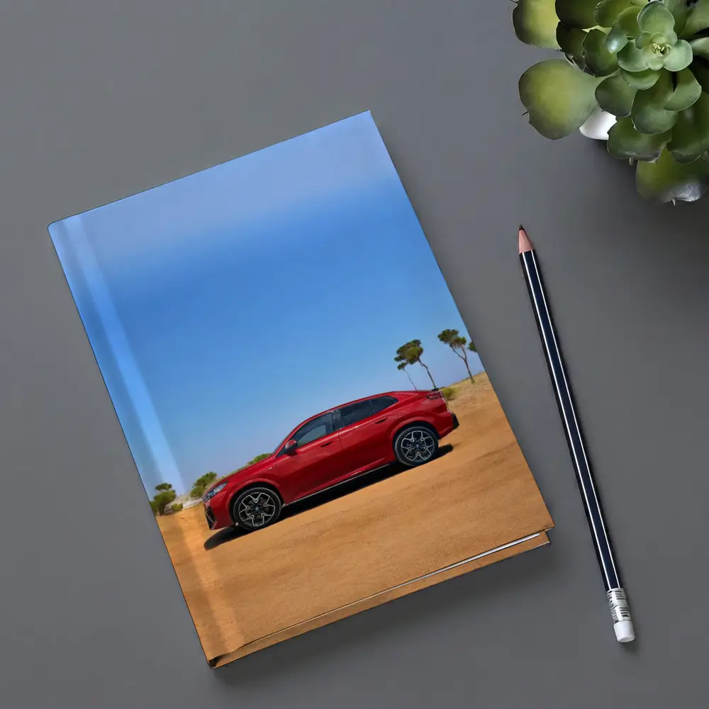 BMW iX2 Red Sandy Desert Blue Sky – Notebooks
