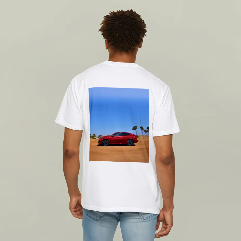 BMW iX2 Red Sandy Desert Blue Sky – T-Shirts