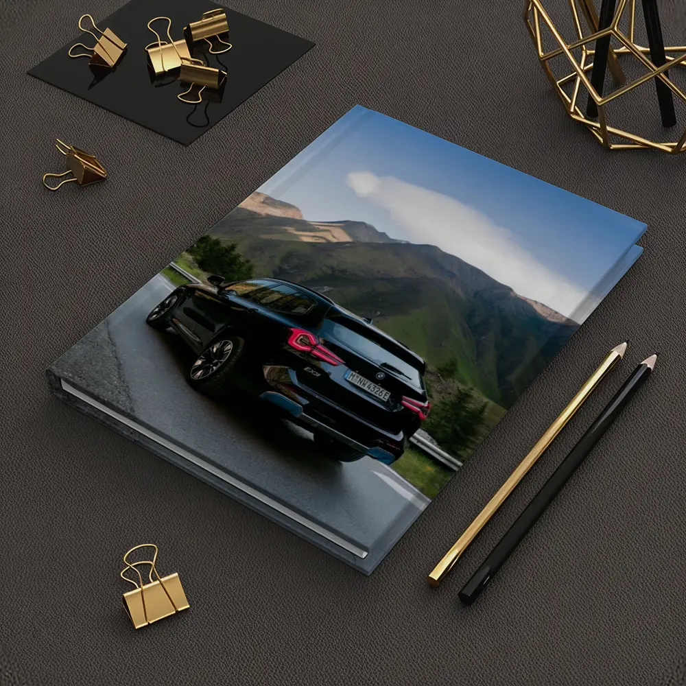BMW iX3 Black SUV Mountain Road Drive – Notebooks