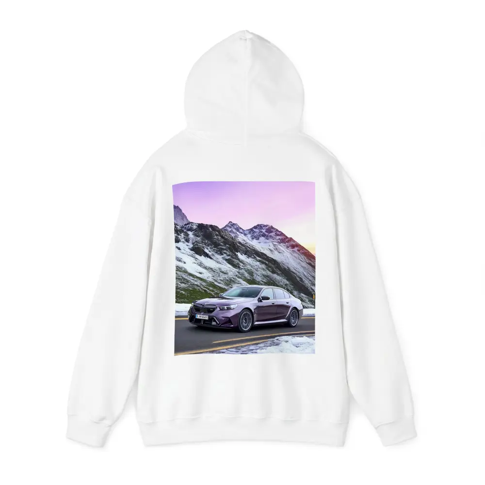 BMW M5 2025 Purple Mountain Alpine Drive – Hoodies