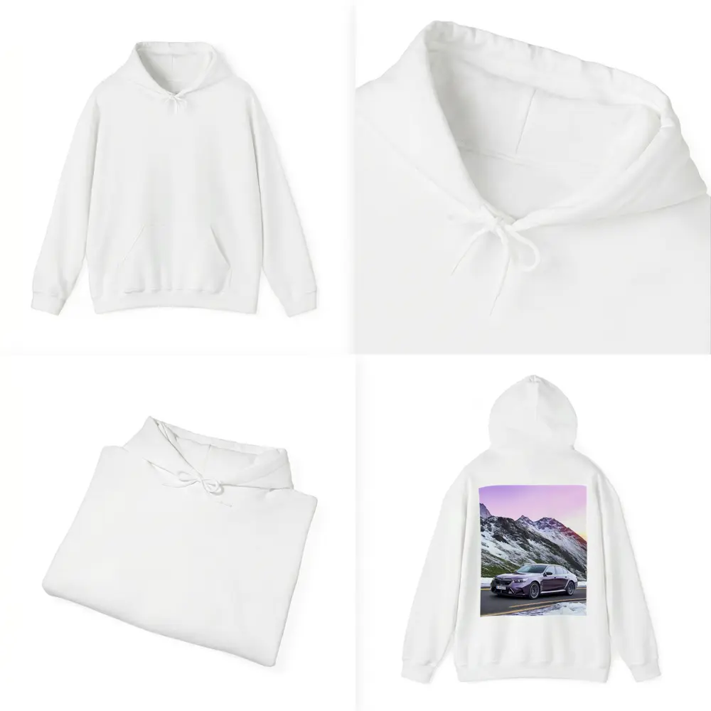 BMW M5 2025 Purple Mountain Alpine Drive – Hoodies