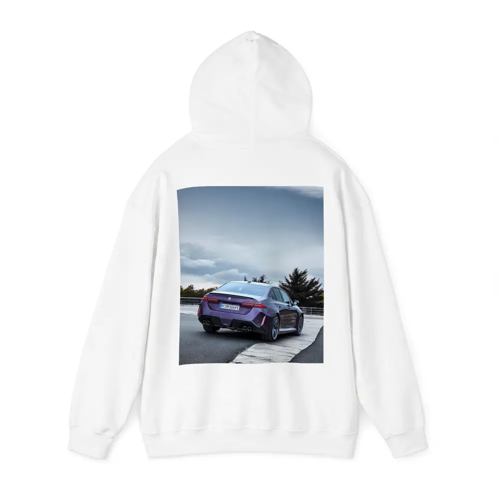 BMW M5 Purple Rear View Track – Hoodies
