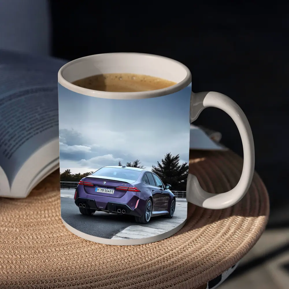 BMW M5 Purple Rear View Track – Mugs