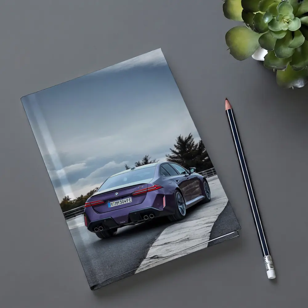 BMW M5 Purple Rear View Track – Notebooks