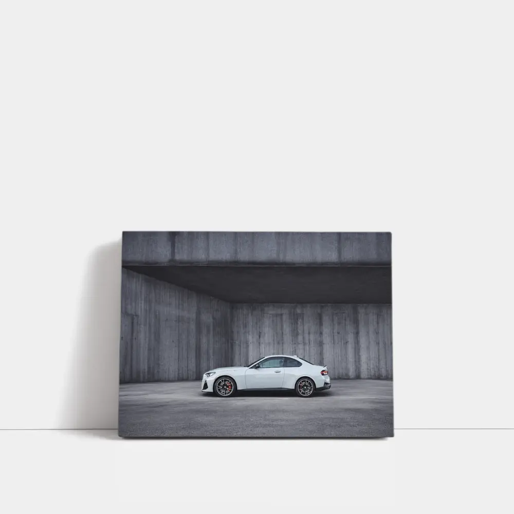 BMW M2 Series Coupe Concrete Wall Background – Wall Art