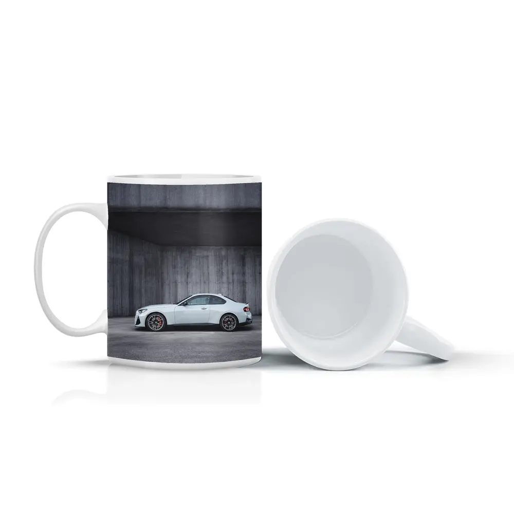 BMW M2 Series Coupe Concrete Wall Background – Mugs